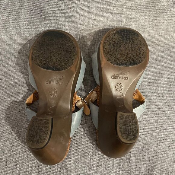 Dansko Women's Kai Sandals in Blue size 38, us 7.5 - Picture 4 of 8